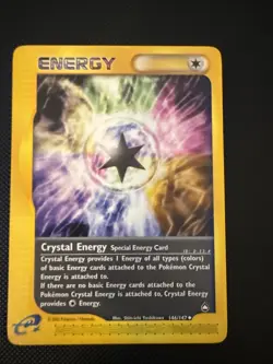 Crystal Energy 146/147 Aquapolis Pokemon Near Mint S545 - Image 1
