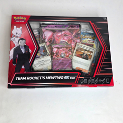 Pokemon TCG Team Rocket's Mewtwo ex Box Pokemon - NEW IN HAND - Image 1