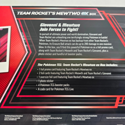 Pokemon TCG Team Rocket's Mewtwo ex Box Pokemon - NEW IN HAND - Image 4