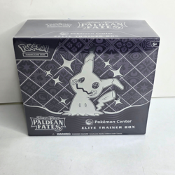 Pokemon Center Exclusive Paldean Fates ETB Elite Trainer Box Pokemon - NEW - Image 1
