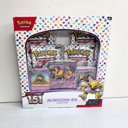 Pokemon SV 151 Alakazam ex Collection 4 Booster Pack Pokemon Box - NEW SEALED - Image 1