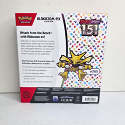 Pokemon SV 151 Alakazam ex Collection 4 Booster Pack Pokemon Box - NEW SEALED - Image 3