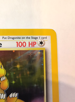 SEE VIDEO - Pokemon Dragonite Holo Rare 4/62 Unlimited Fossil, LP Condition - Image 4