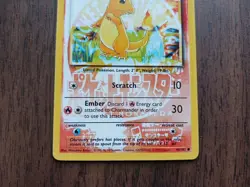"Pokemon Red Charizard" Charmander 46/102 Base Set - NM - Sun Bleached - Image 3