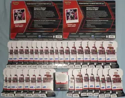Pokemon Destined Rivals Sealed Lot 34x Sleeved Boosters 1 Booster Bundle 2 Boxes - Image 2