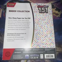 Pokemon Scarlet Violet Mew 151 Binder Collection Sealed - Image 2