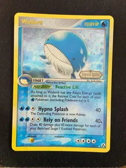 Wailord - 14/92 EX Legend Maker (Pokemon) Reverse Holo Rare - LP - Image 1