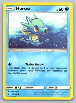 Pokemon TCG SM - Burning Shadows Horsea 29/147 - Image 1