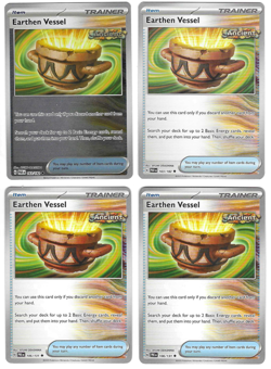 4x Earthen Vessel 163/182 Pokemon TCG Playset Playable 4x - Image 1