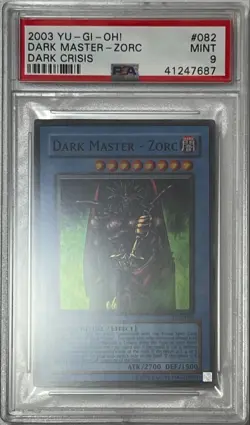 2003 Yu-Gi-Oh! PSA 9 MINT 'Dark Master - Zorc' DCR-082~SUPER RARE~ - Image 3
