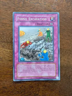 Fossil Excavation - POTD-EN058 - Common Unlimited Yugioh - Image 1