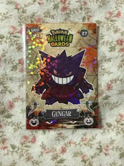 Pokemon Gengar Cosplay Holo Collectoons Halloween Card 27 Peru US Seller - Image 2
