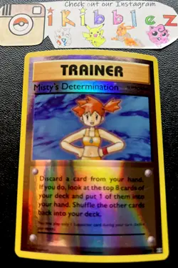 Misty's Determination 80/108 LP Reverse Holo Foil XY Evolutions Pokemon Card! - Image 1