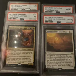 Lot Of 4 PSA Slabs Of 2017 Magic The Gathering Cards. Locker Find - Image 1