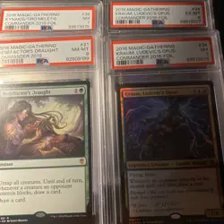 Lot Of 4 PSA Slabs Of 2016 Magic The Gathering Cards. Locker Find - Image 1