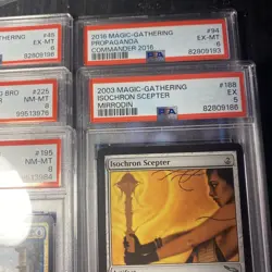Lot Of 8 PSA Slabs Of Magic The Gathering Cards. Various Years Locker Find C Pic - Image 4