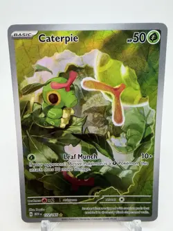 Pokemon 151 English Caterpie IR 172/165 Sv: Scarlet & Violet 151 Card - Image 3