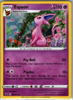Espeon SWSH174 Holo SWSH: Sword & Shield Promo Cards - Pokemon Card - NM - Image 1