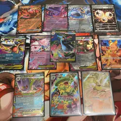 ?? Pokemon Tcg Phantasmal Flames Pokemon Card Lot Mega Charizard X Ex - Image 1