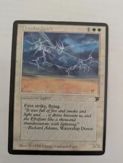 Thunder Spirit Legends MTG Moderately played Fre shipping with tracking - Image 1