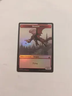 Saproling (0012) Dragon (0007) Token *FOIL* Ravnica Remastered NM MTG - Image 2