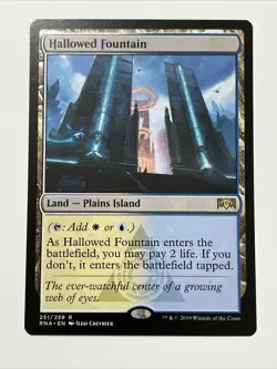 1x Unplayed / NM Hallowed Fountain from Promo Pack: Throne of Eldraine - Image 1