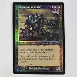 Phyrexian Crusader Retro Foil Old Border SLD Secret Lair Slay The Day Bonus MTG - Image 1