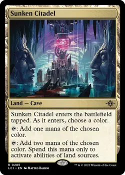 MTG - Sunken Citadel - The Lost Caverns of Ixalan - Regular - Land Cave - Image 1