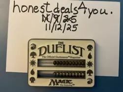 Vintage 1995 MTG Duelist WHITE Magic Life Counter Reaper Miniatures Abacus RARE - Image 1