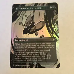 x1 Earthbender Ascension - Foil - Borderless R MTG Avatar: The Last Airbender M/ - Image 1