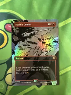 x1 Sozin's Comet (0309) - Foil - Borderless M MTG Avatar: The Last Airbender M/N - Image 1