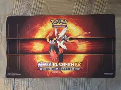 Pokemon Mega Blaziken EX 23x13 Playmat Premium Collection Desk Mat - Image 1