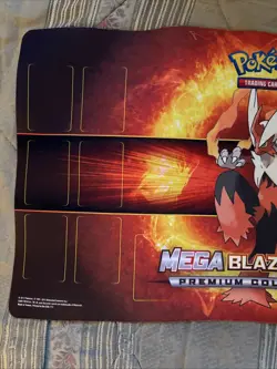 Pokemon Mega Blaziken EX 23x13 Playmat Premium Collection Desk Mat - Image 2