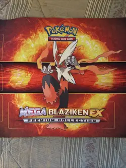 Pokemon Mega Blaziken EX 23x13 Playmat Premium Collection Desk Mat - Image 3