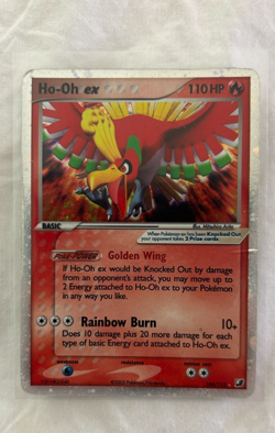 2005 Pokemon TCG EX Unseen Forces Ho-Oh Holo #104/115 - MP - Image 1