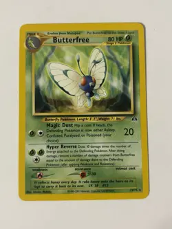 Butterfree 19/75 - LP - Neo Discovery, WOTC Pokemon Vintage 2001 - Image 1