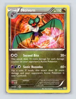 Pokemon TCG Noivern 13/30 XY Trainer Kit: Noivern Normal MP - Image 1