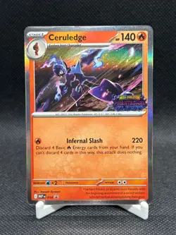 Ceruledge MEP 014 - Promo Stamp - Pokemon Phantasmal Flames - Image 1