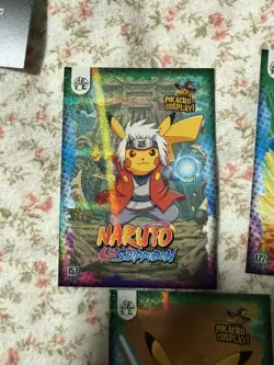 Jiriya Naruto (Pikachu) #157 - Wave Holo - Electric Pikachu Cosplay - Pokemon - Image 1