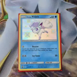 Alolan Vulpix SV8/SV94 - Hidden Fates - Shiny Vault - Pokemon - NM - Image 1