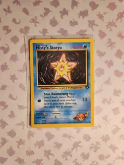 Misty's Staryu 92/132 Gym Challenge Unlimited Pokemon TCG - Image 1