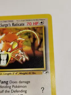 Lt. Surge's Raticate - 2000 Pokemon Gym Challenge - #51/132 - Image 3