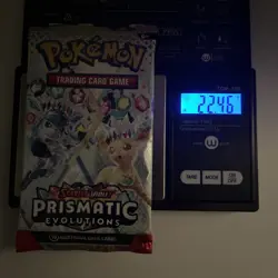 VERY HEAVY! 22.46g Prismatic Evolutions Pokemon TCG Booster Pack (SEALED)✅ - Image 1