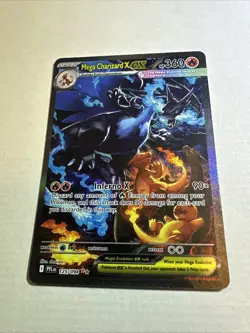Mega Charizard X EX SIR 125/094 Phantasmal Flames English Pokemon TCG Pack Fresh - Image 1