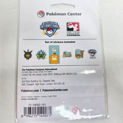 Pokemon Center NAIC 2025 Pokemon International Exclusive Stickers Set of 6 - NEW - Image 3