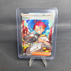Pokemon TCG Crispin Trainer SV07 Stellar Crown 164/142 Full Art Holo Ultra Rare - Image 1