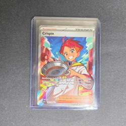 Pokemon TCG Crispin Trainer SV07 Stellar Crown 164/142 Full Art Holo Ultra Rare - Image 3