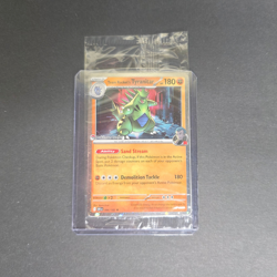 Pokemon TCG Team Rocket Tyranitar 096/182 Pokemon Center Exclusive 2025 Promo - Image 3