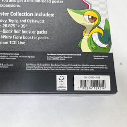 Pokemon Black Bolt White Flare 4 Booster Pack Poster Collection Box - NEW SEALED - Image 4