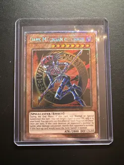 Yugioh! Dark Magician of Chaos RA03-EN134 Platinum Secret Rare 1st Edition NM - Image 1